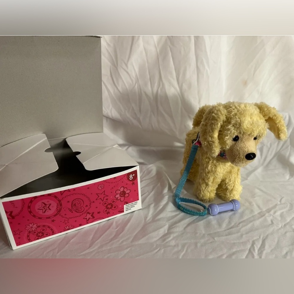 AMERICAN GIRL DOLL Apricot Poodle Puppy w/Posable Legs from 2014 Retired BKB85
